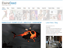 Tablet Screenshot of elainedeed.com